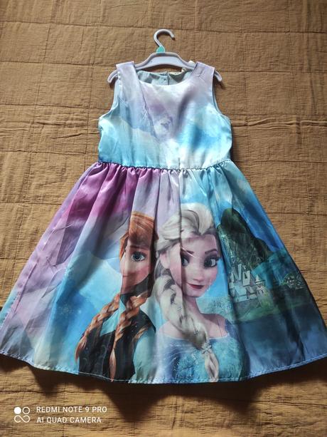 Hm šaty elsa a anna 140, h&m,140