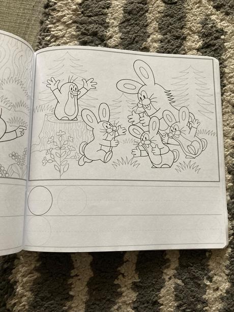 Krtek omaľovánky 3ks, 