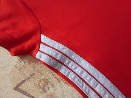 Červene tričko, adidas,s