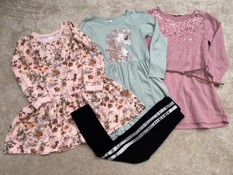 3x saty + leginy 110/116, next,110