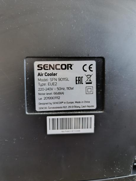 Ochladzovac vzduchu sencor, sencor