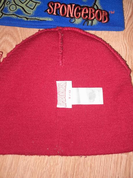 Čiapka spiderman, spongebob, 140