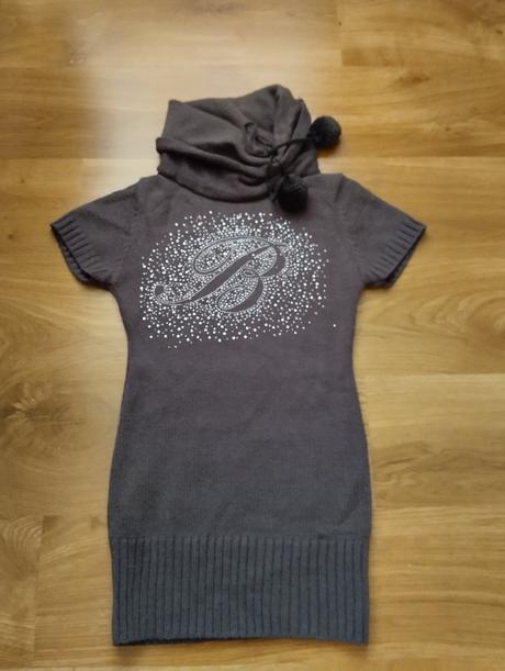 Pleteny dlhy sveter, m