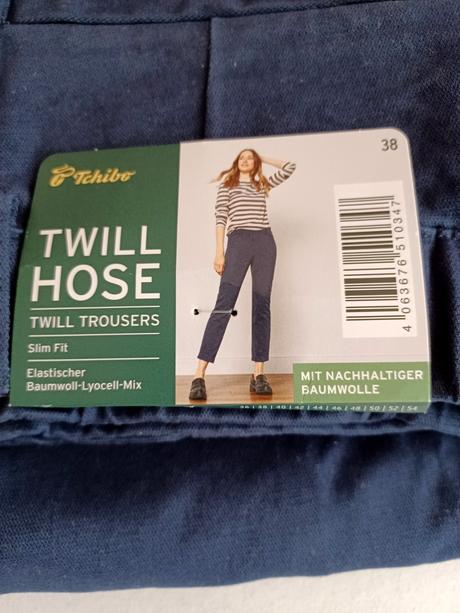 Keprové nohavice s pohodlným pásom, tchibo,38