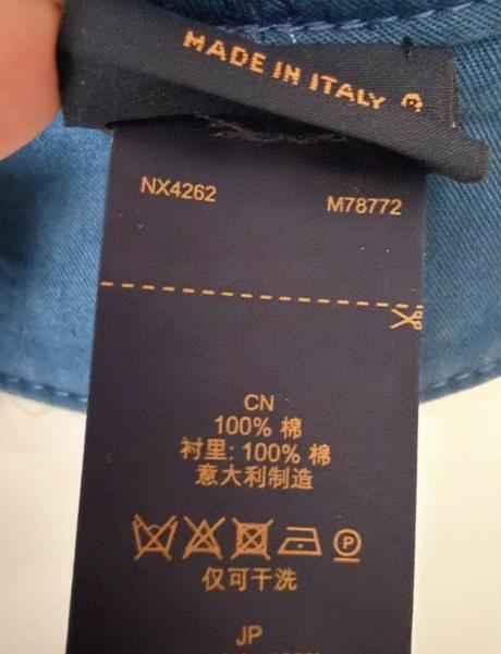 Denim klobúk louis vuitton, louis vuitton,m