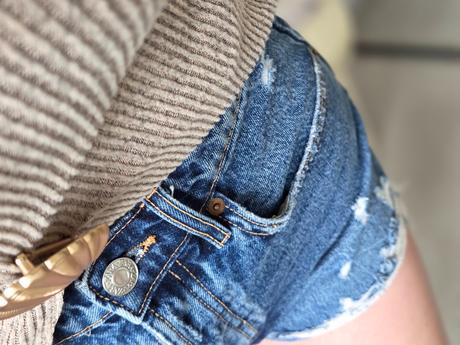 Zara rifľové kraťasy 38, zara,38