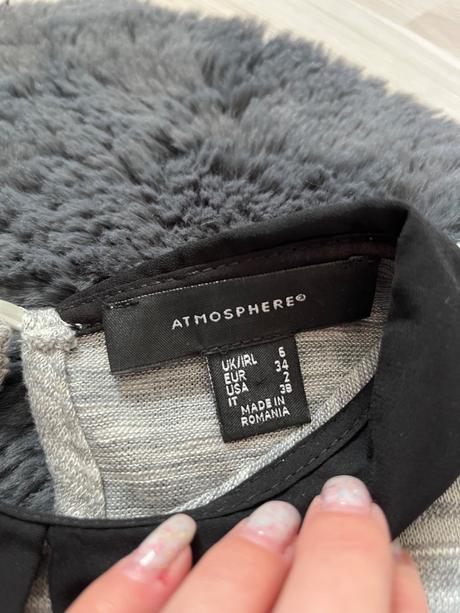 Svetrikove tricko s golierom sive cierne primark, primark,xs