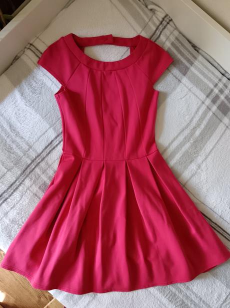 Ružové mini šaty, s