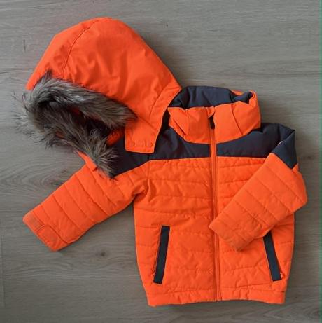 Quiksilver edgy kids shocking orange (zimná bunda), quiksilver,98