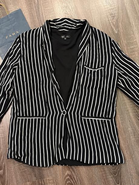 Zara damske pasikave sako xl, zara,xl