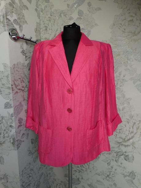 Luxusny lanovy blejzer, 42