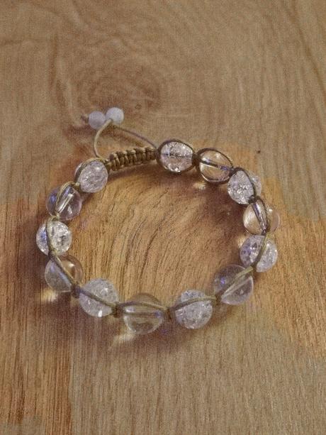 Krištáľ náramok kris, 