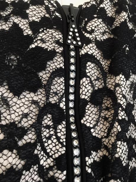 Krajkový bluzón na zips, xxl