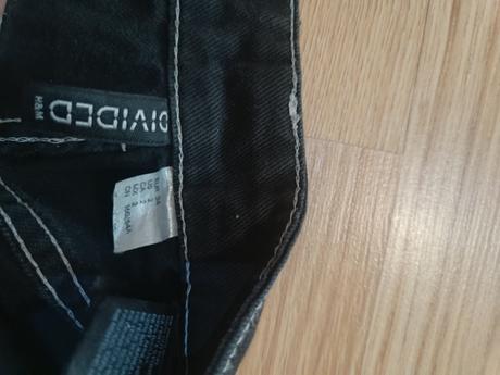 Čierne rifle s vreckami, h&m,34