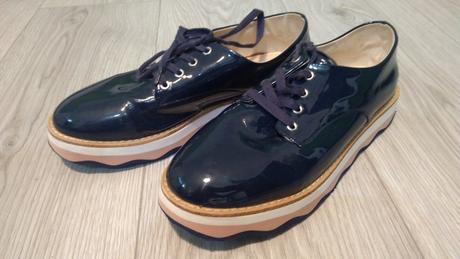 Topánky na platforme, zara,37