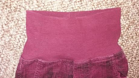 Menčestrové nohavice, h&m,74