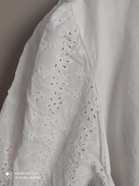 Biele dámske tričko, xl