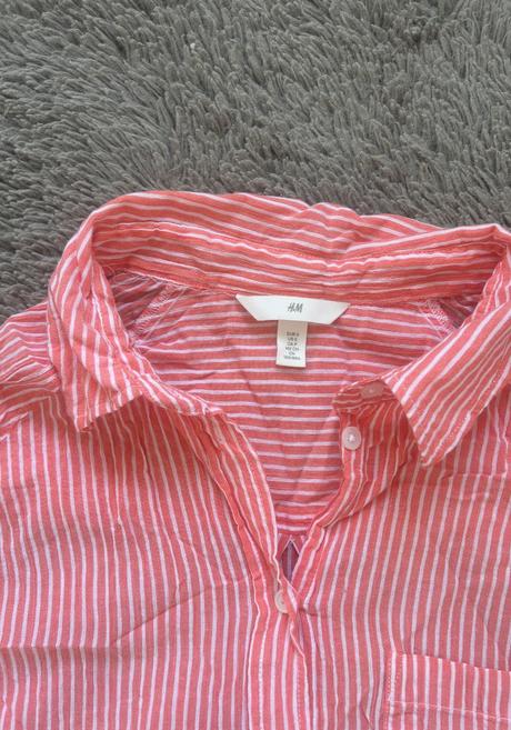 H&m košeľa oversize, h&m,s