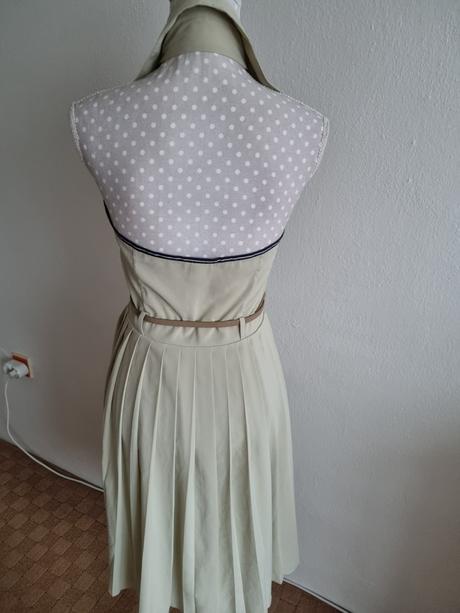 Luxusné krémové šaty gant s plisé sukňou veľ. 38, gant,38