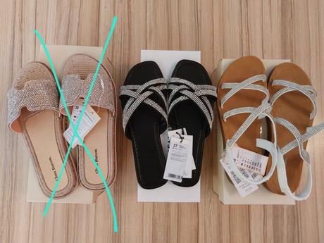 2 x letné sandále lesklé, 37