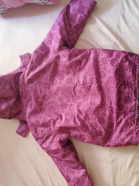 Fialová vetrovka+oteplováky, sweet baby,104