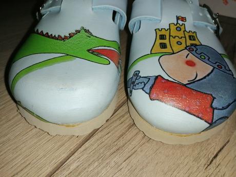 Papučky/šľapky s drakom, jako o, 25