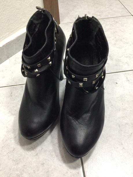 Dámske kožené kotníkové čižmičky, v.37, 37