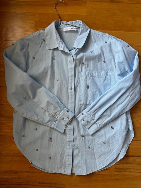 Košeľa zara s kamienkami, zara,164