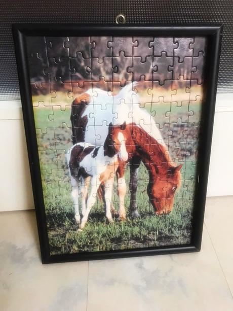 Obrázok kone - puzzle, 