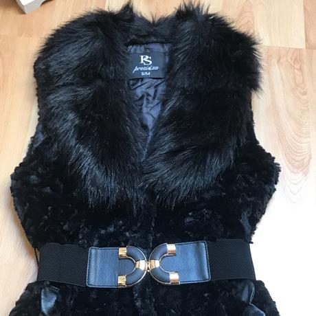 Kožušinová vesta, s