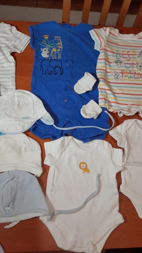 Novorodenecky balík oblečenia, 50–62