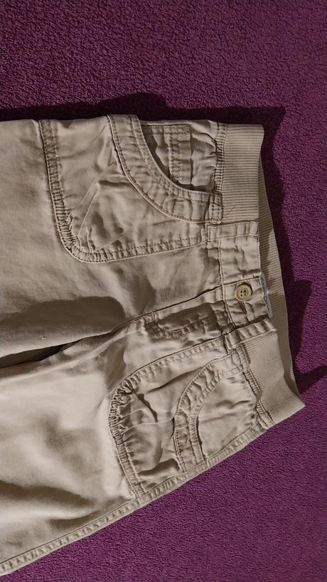 Béžové nohavice 128, 128