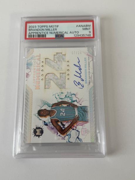 Kartička brandon miller psa, 