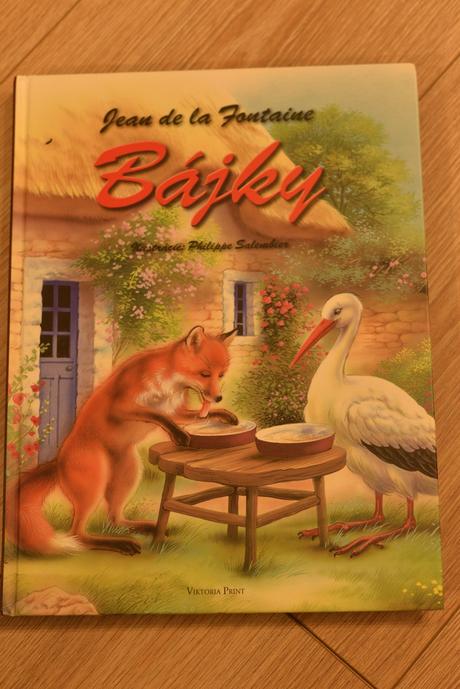 Kniha "bájky" od jean de la fontaine, 