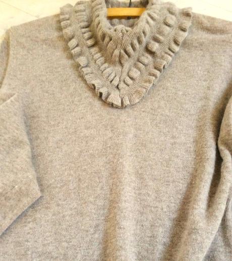 Dlhší pulóvrik - angora, m