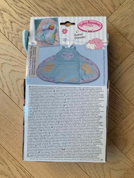 Baby annabell zavinovačka sladké sny, 