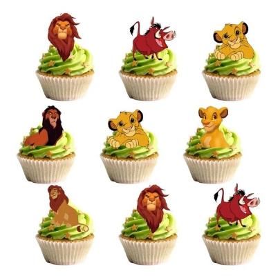 Tortový zápich leví kráľ (24ks) - skladom, tz-56,