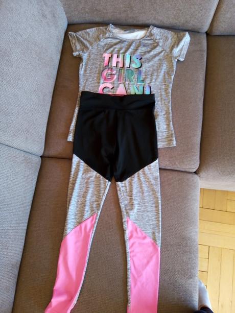 Nohavice a súprava na cvičenie pre dievcata, sinsay,134