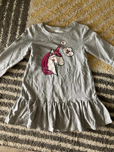 Teplákové šaty s jednorožcom, sinsay,134