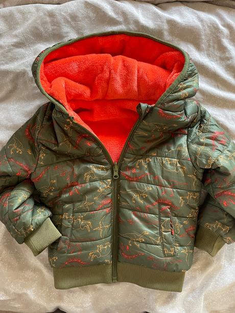 Teplá obojstranná bunda, lupilu,104