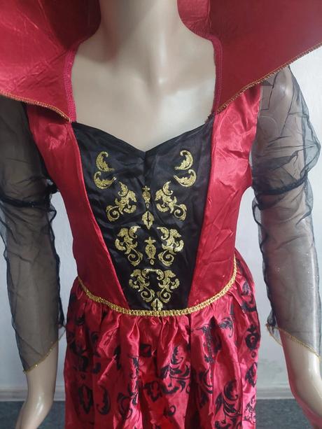 Upírka / kráľovná karnevalový kostým veľ.140,