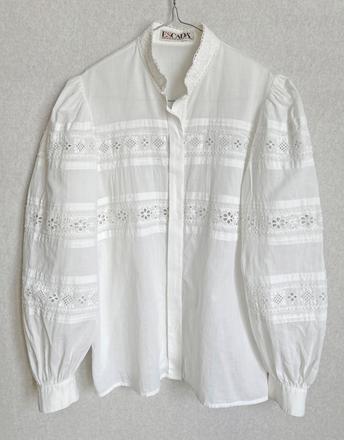 Escada luxusná blúzka s madeira čipkou, 36