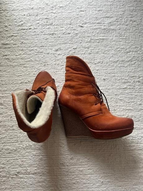 Hnedé členkove čižmy olivia shoes, 37