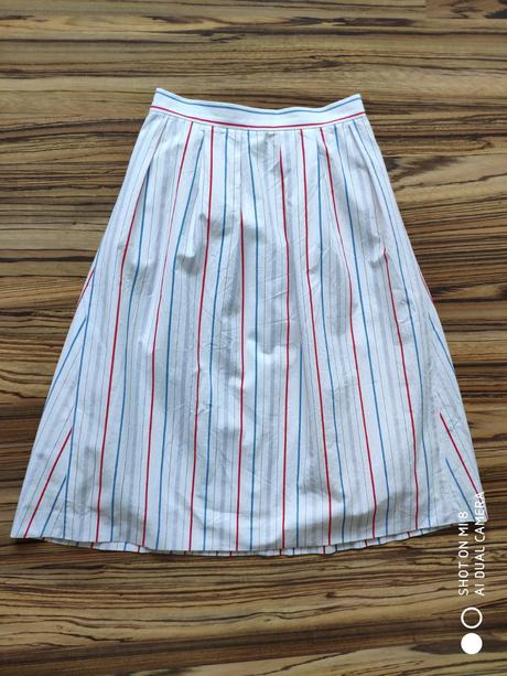 Hand made bavlnená midi sukňa, xs