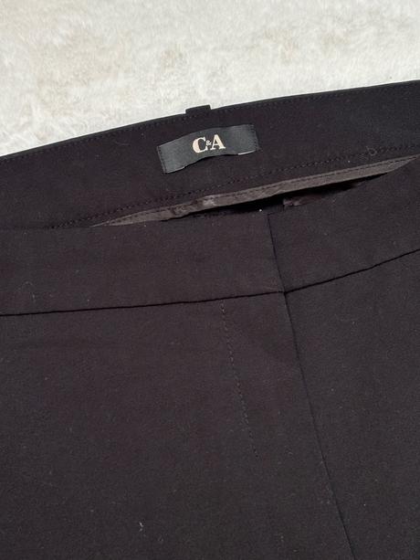 C&a kvalitne čierne nohavice, c&a,46