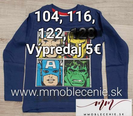 Tričko avengers, disney,104 / 116 / 122