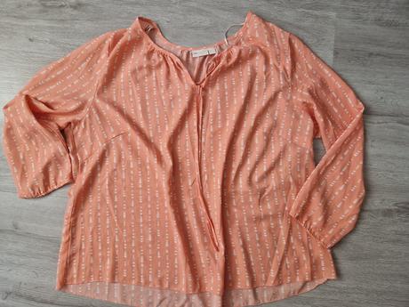 Ľahká lososová blúzka, bonprix,54