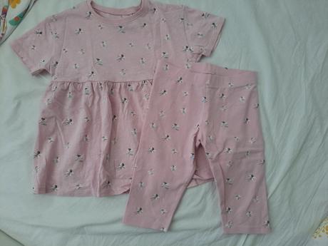 Balík letného dievčenského oblečenia 110, 116, 104–116