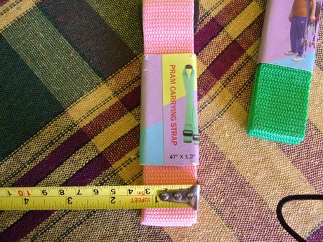 Popruhy na nosenie kočiara/bicykla,