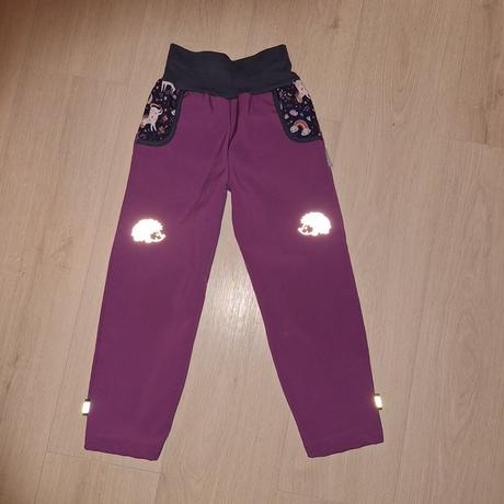 Softshelove nohavice s flisom, unuo,116